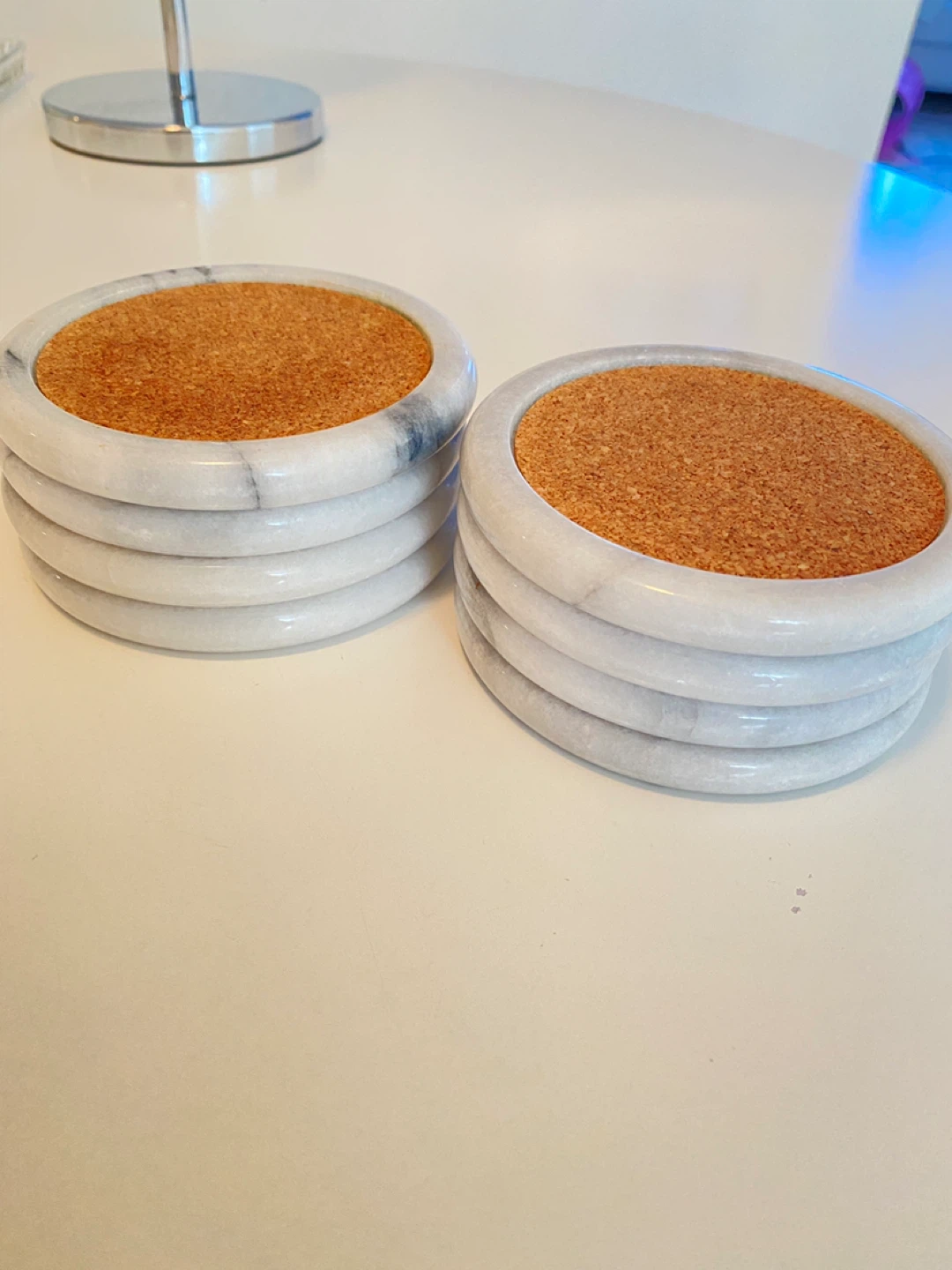 Marble & Cork Coasters (Set of 8) - photo 5