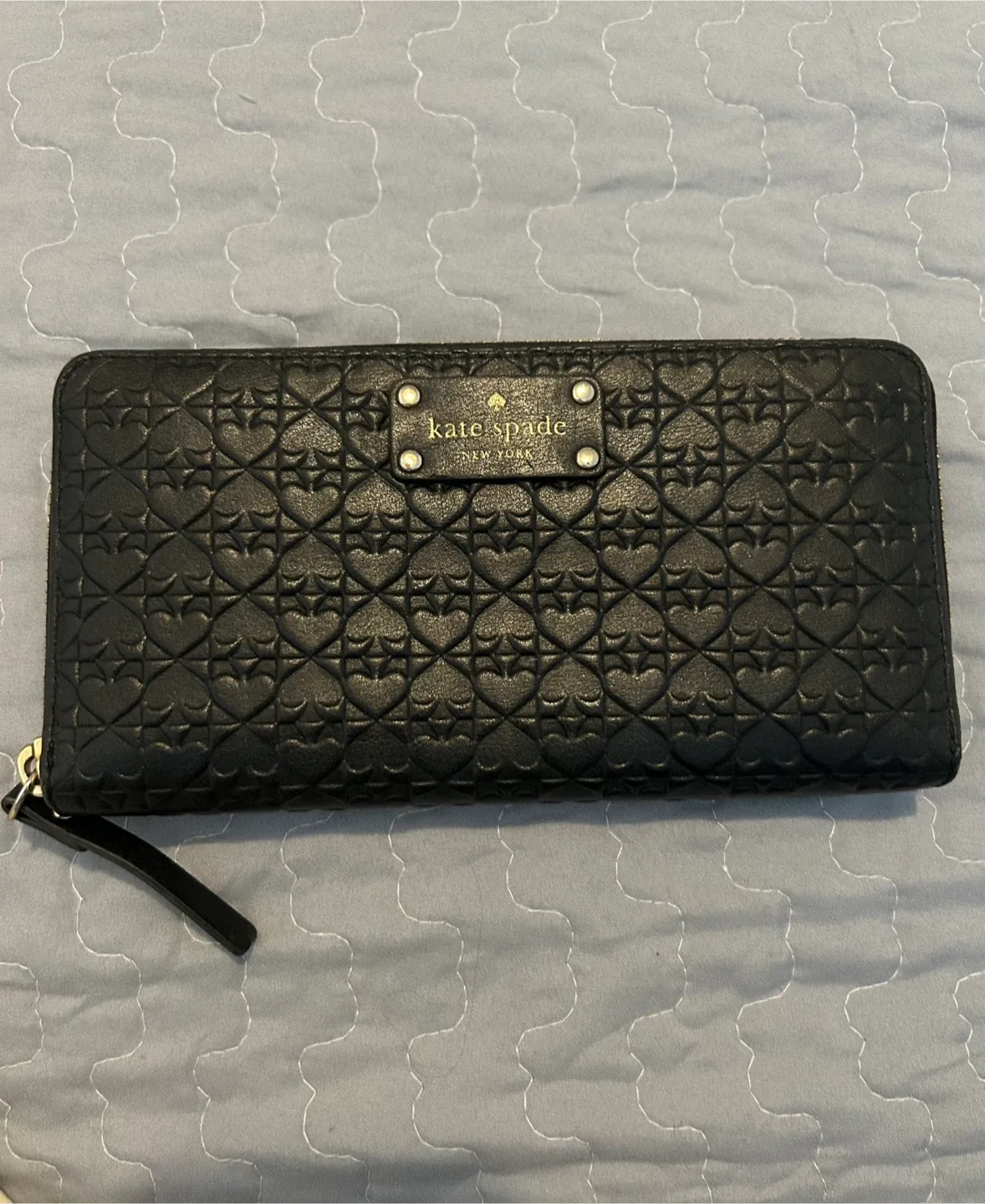 Kate Spade Black Leather Wallet thumbnail