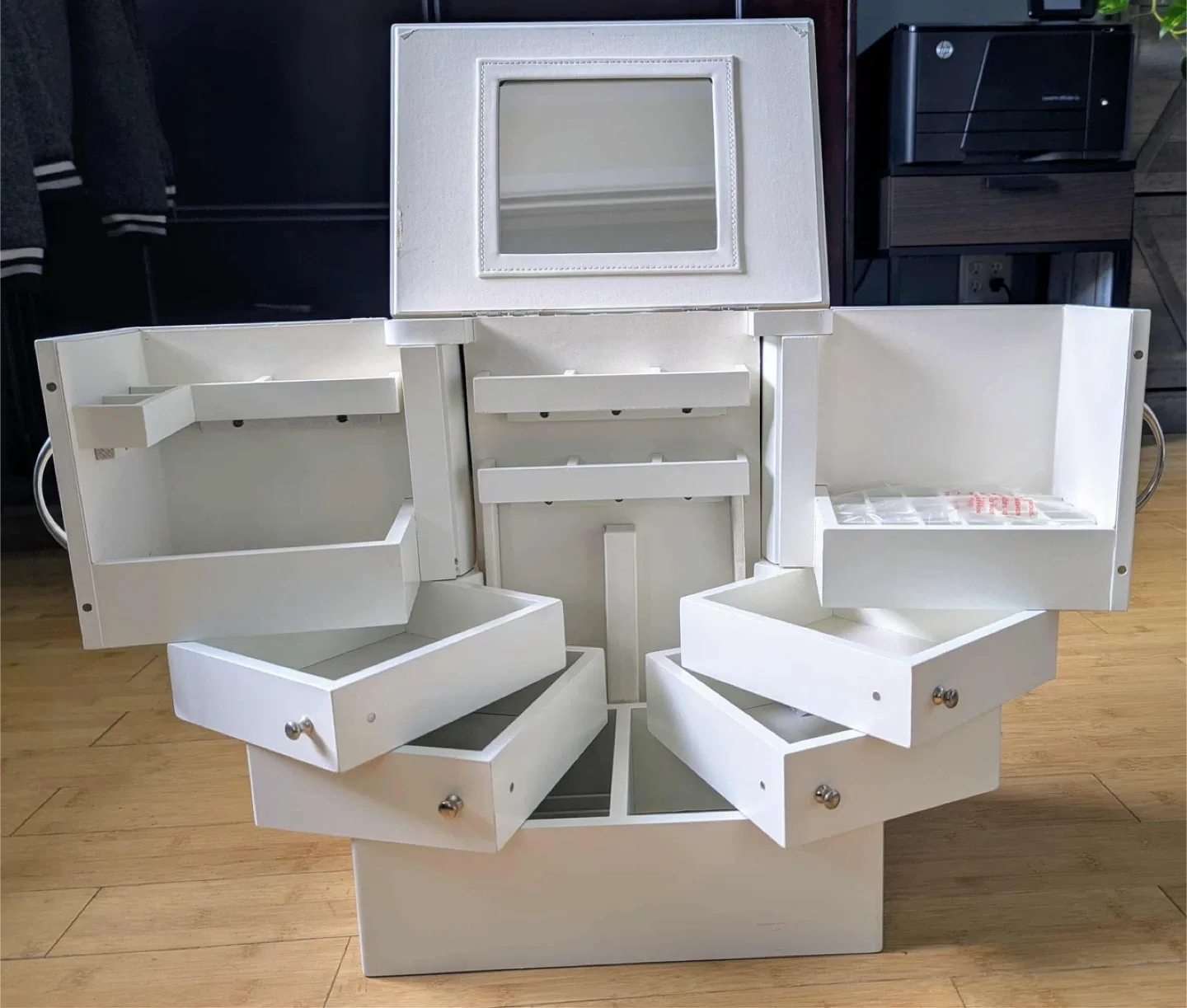 Lori greiner Jewelry Makeup Cabinet - White image indicator(2)