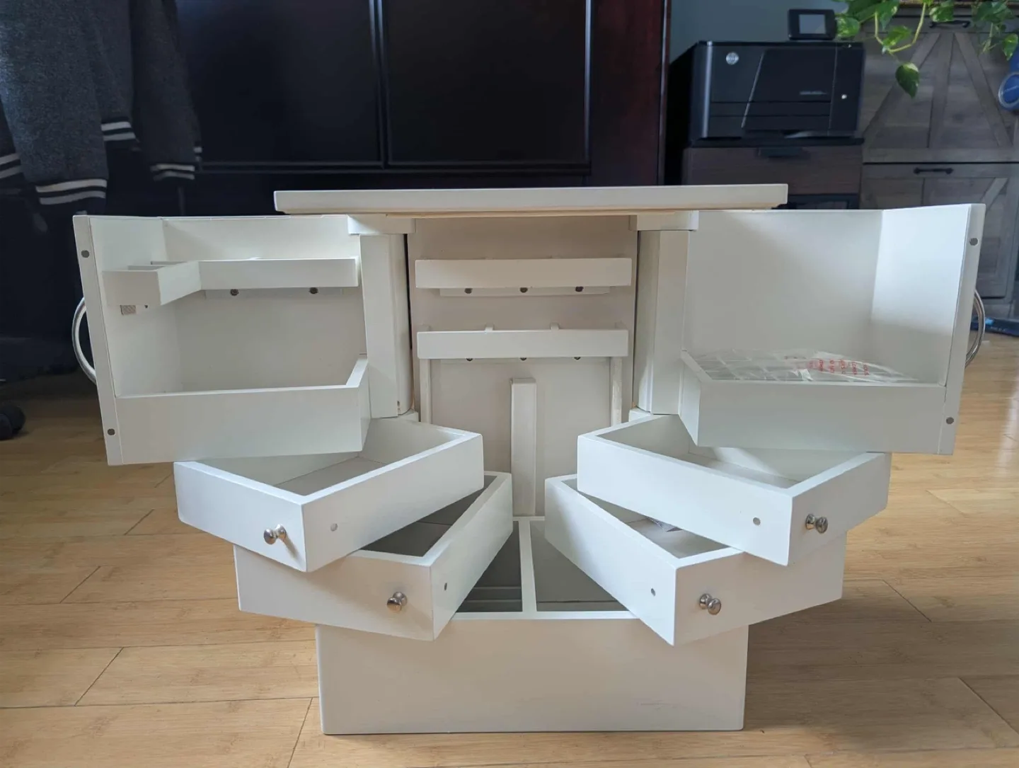 Lori greiner Jewelry Makeup Cabinet - White image indicator(6)