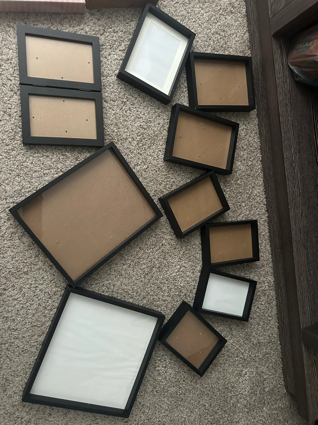 Black Picture Frames - Assorted Sizes