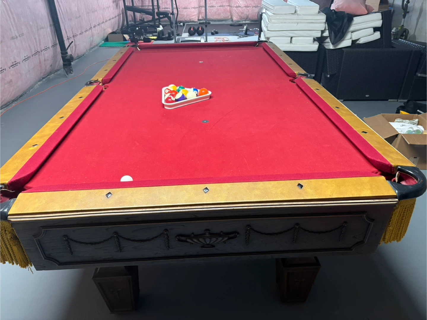 Pool Table with Accessories