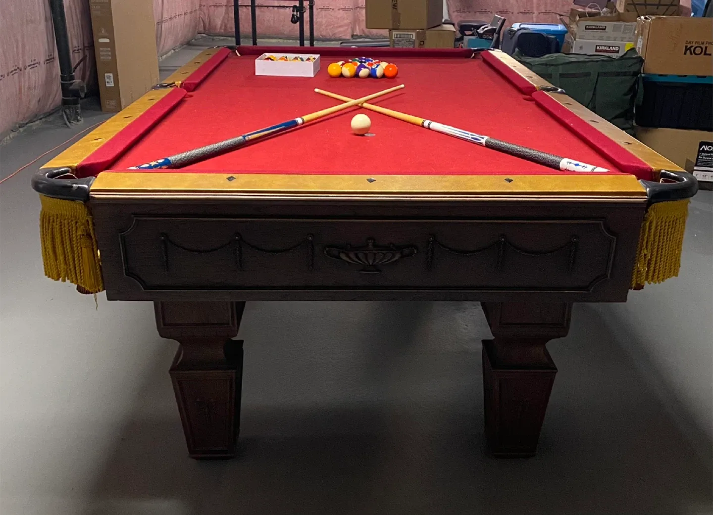 Pool Table with Accessories image indicator(10)