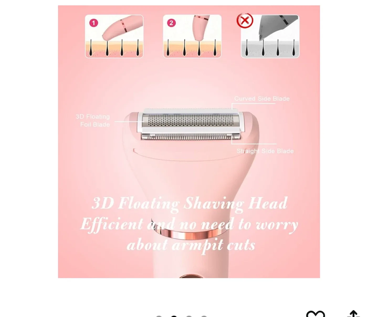 3 in 1 waterproof Bikini Trimmer - New in Box! image indicator(2)