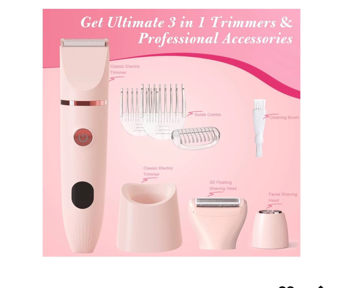 3 in 1 waterproof Bikini Trimmer - New in Box! - photo 3