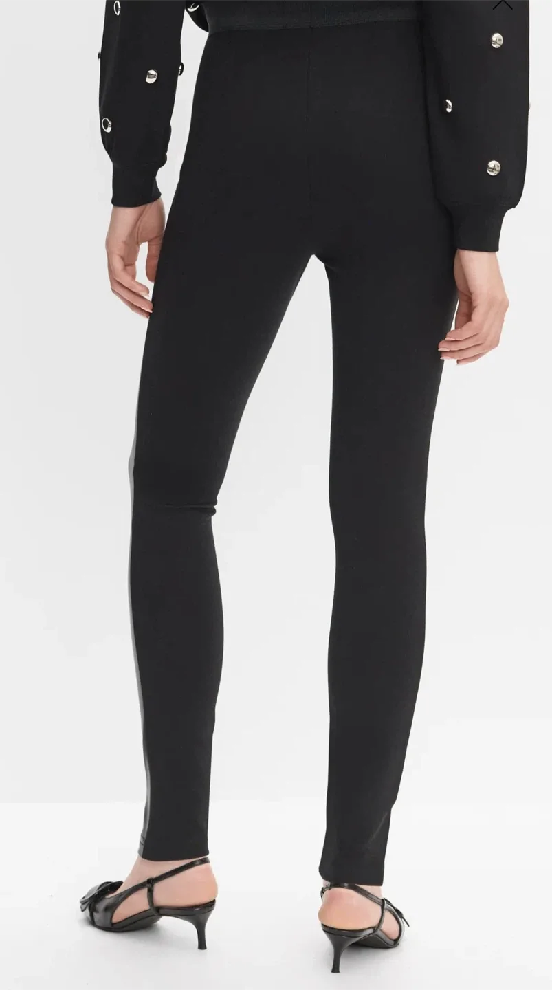 Melanie Lyne Women's Leggings Black Size 16 New With Tags image indicator(4)