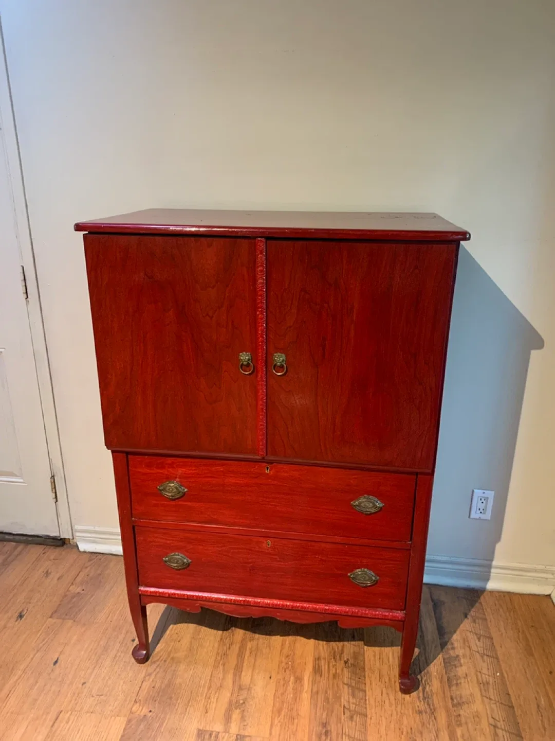 Red Armoire with Drawers image indicator(5)