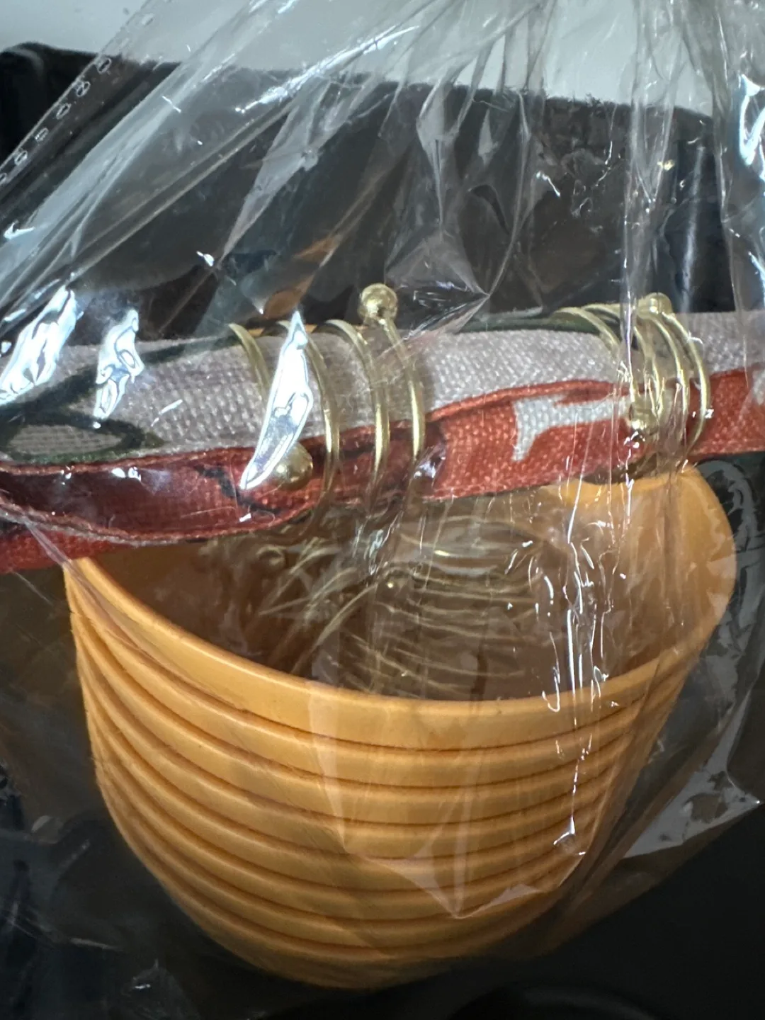 Orange Plastic  bowl Set - New image indicator(5)