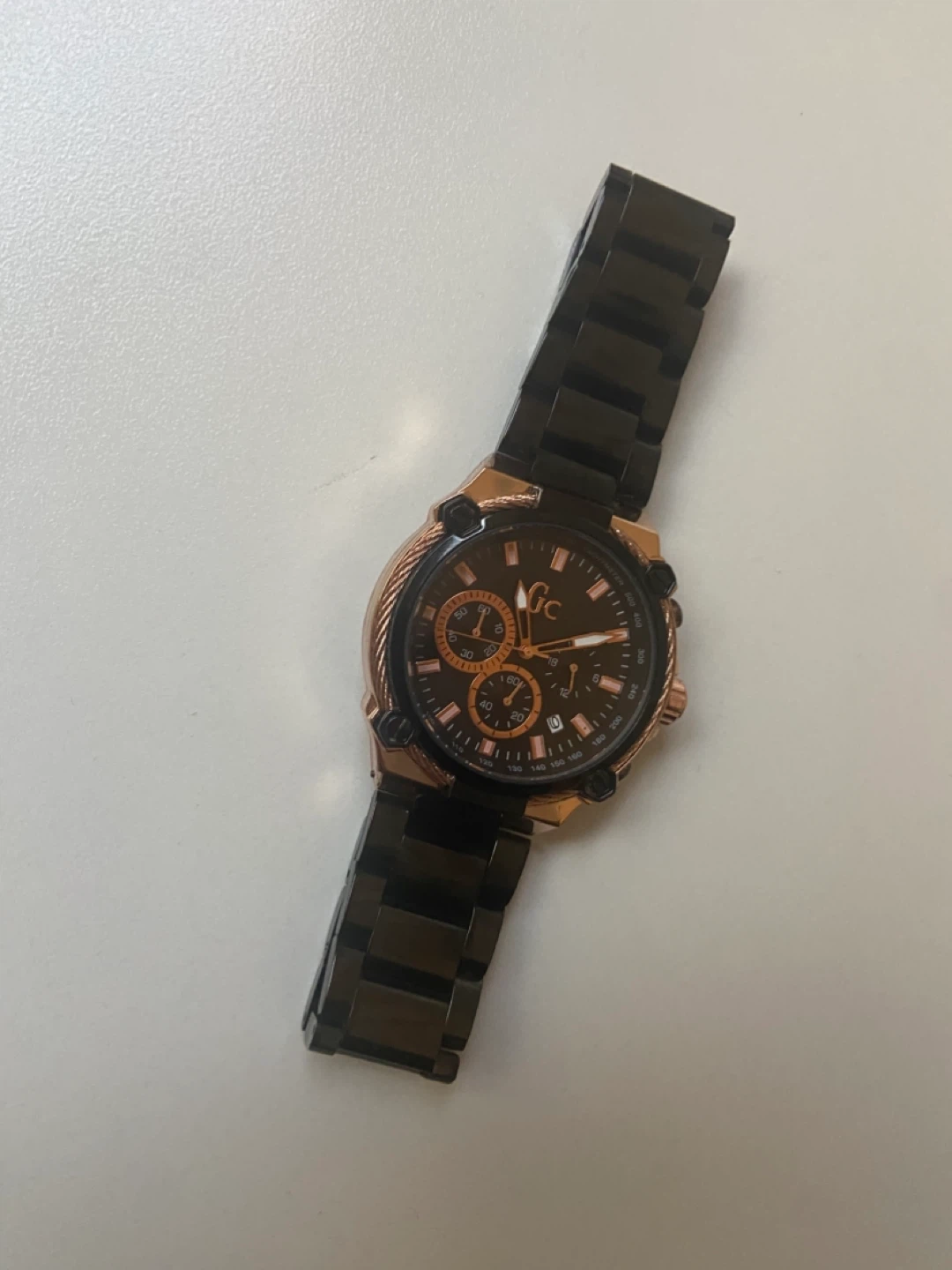 GC Black & Rose Gold Watch - photo 3