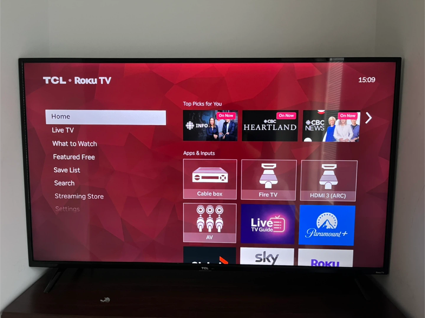 TCL Roku Smart TV 55