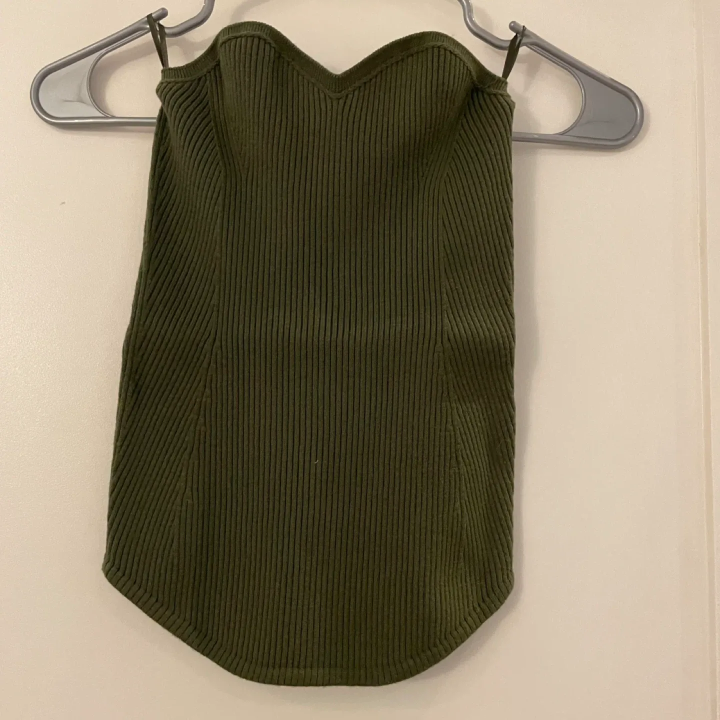Uniqlo Olive Tube Top - XS/S