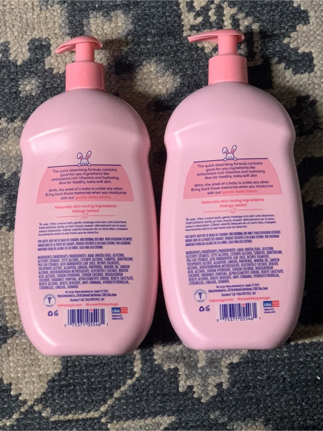 Pack of 2 Baby Magic Gentle Baby Lotion - Original Baby Scent image indicator(2)