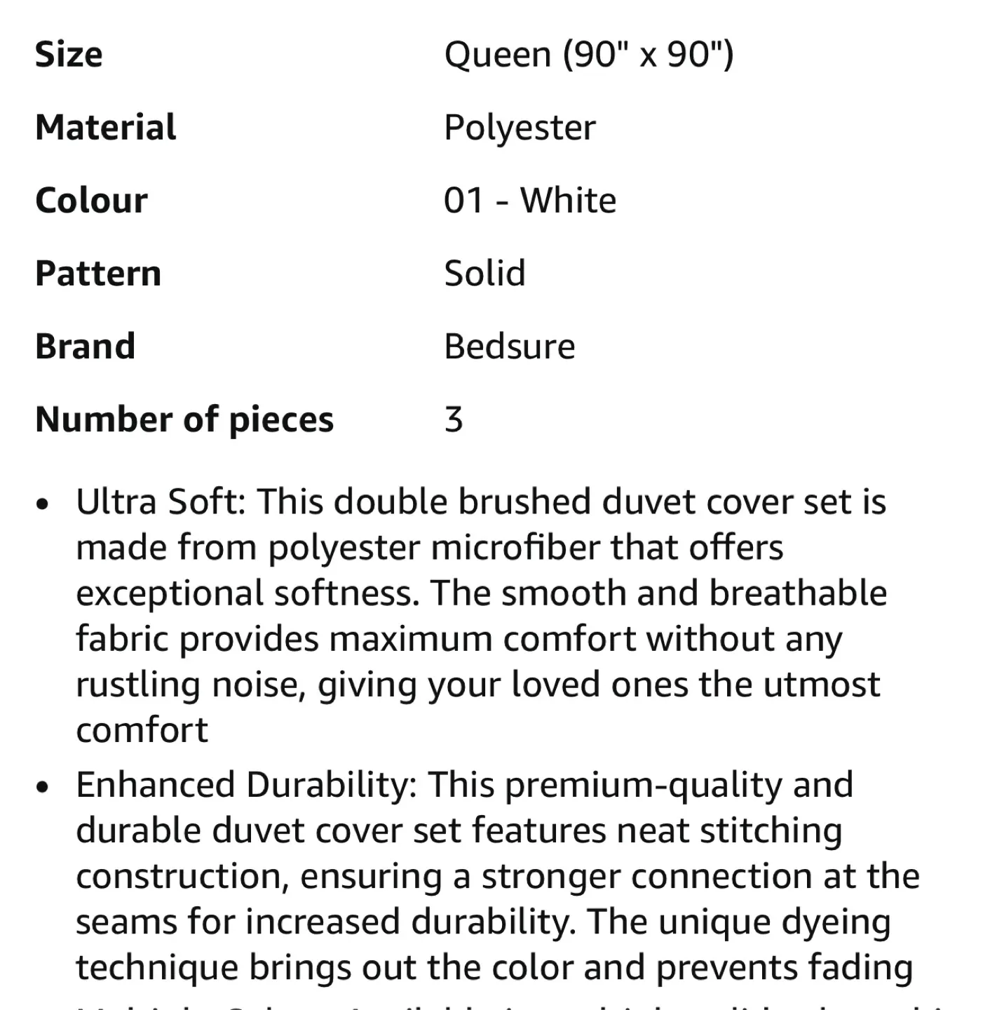 NEW Navy Queen Duvet Cover w/ Pillow Shams image indicator(5)