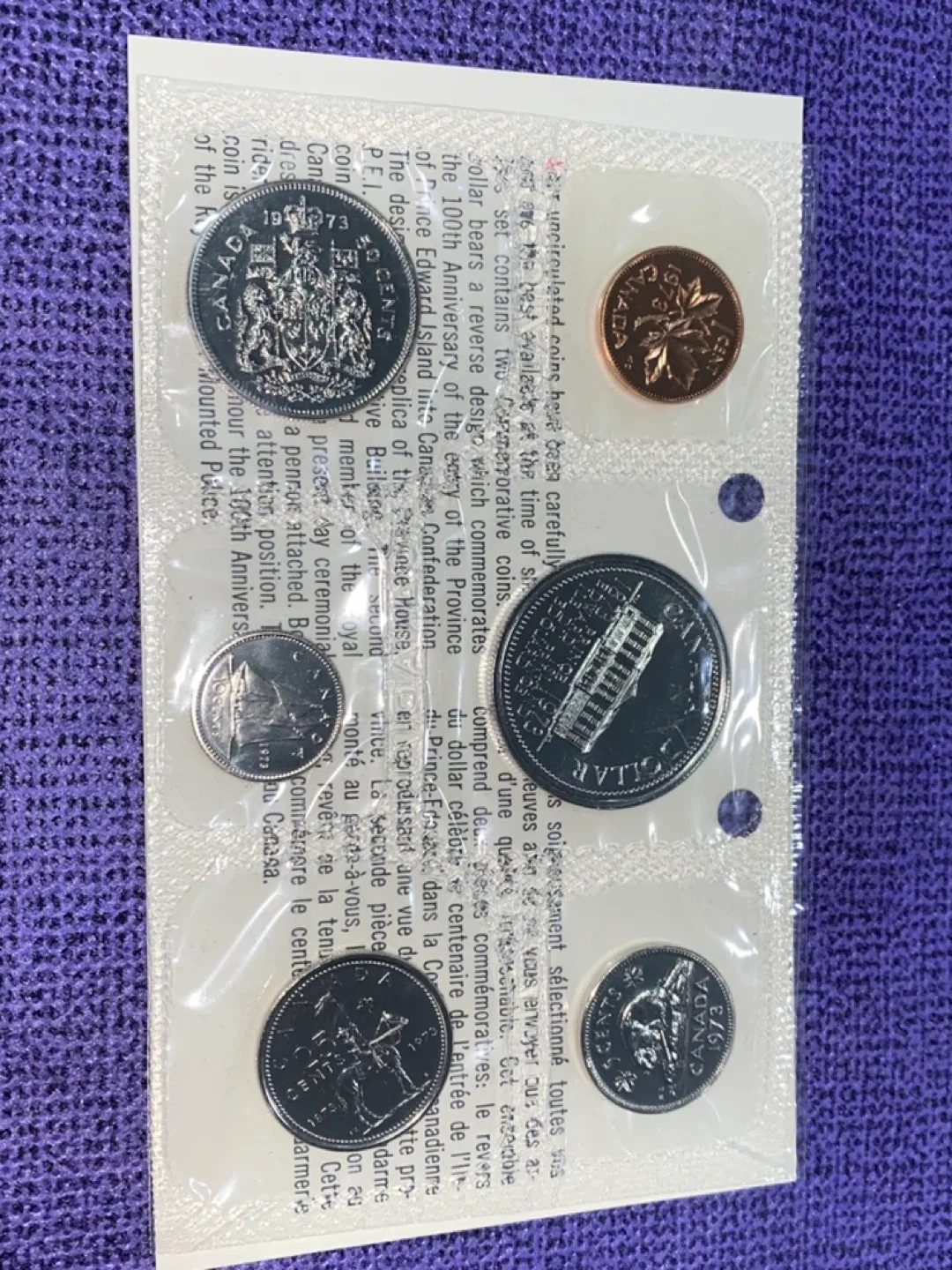 1973 Canada Uncirculated Coin Set thumbnail