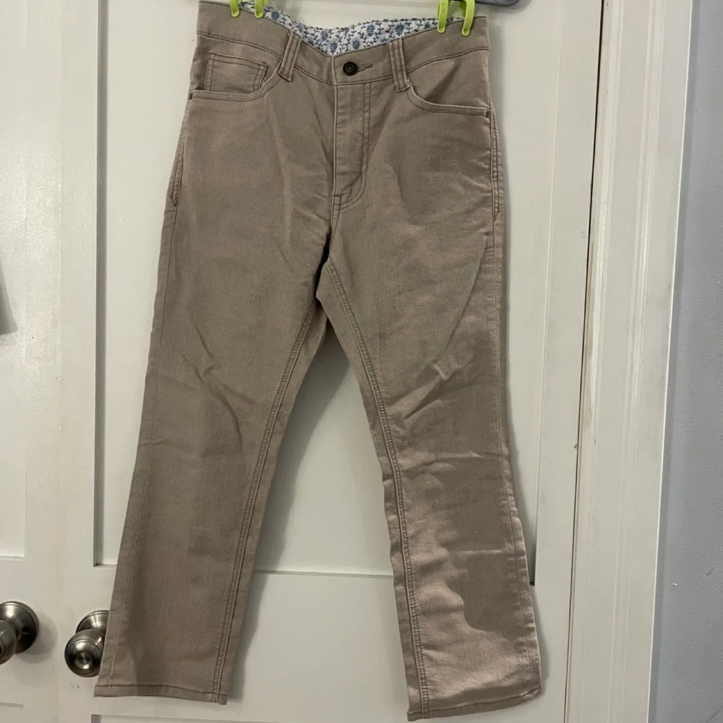 Beige Bootcut Pants - XS/S