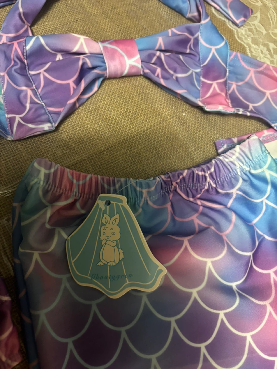 Mermaid Tail Swimsuit Set for Kids - photo 3