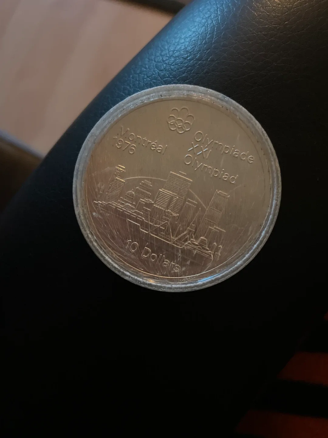 1976 Olympics 925 Silver coin thumbnail