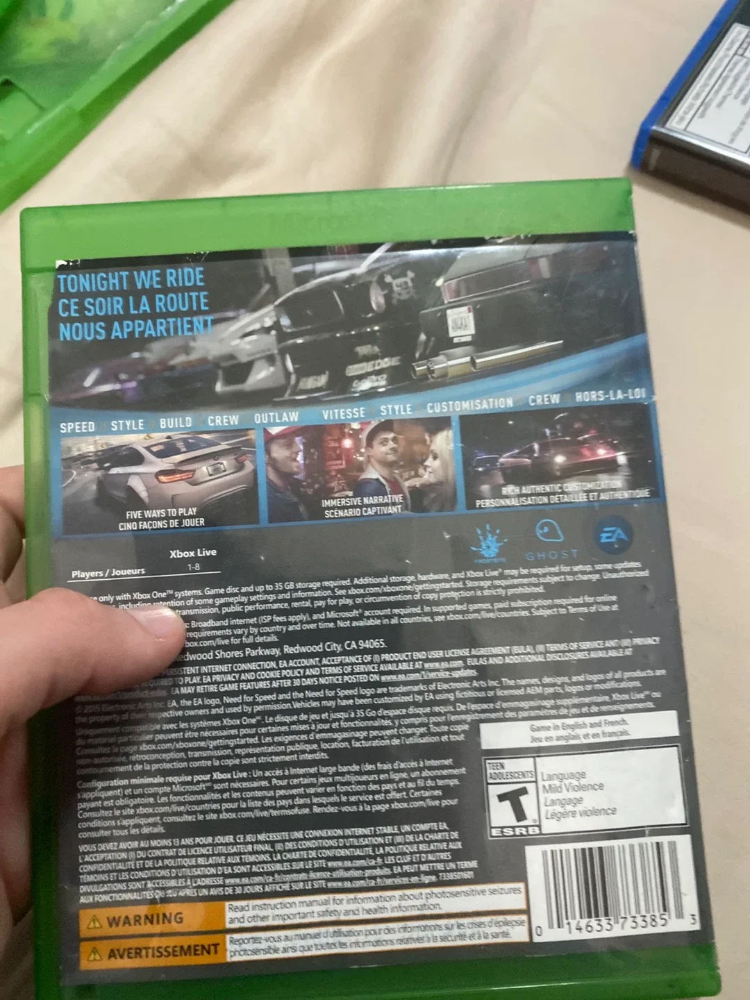 Need for Speed Xbox One Game image indicator(4)