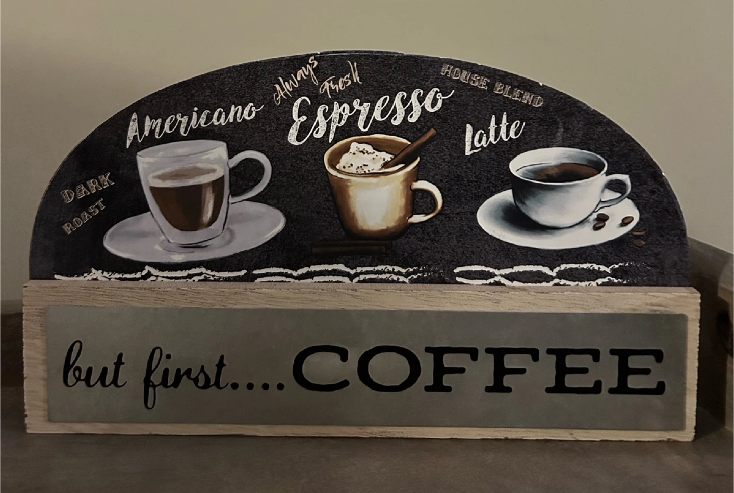 Coffee Sign - But First... Coffee