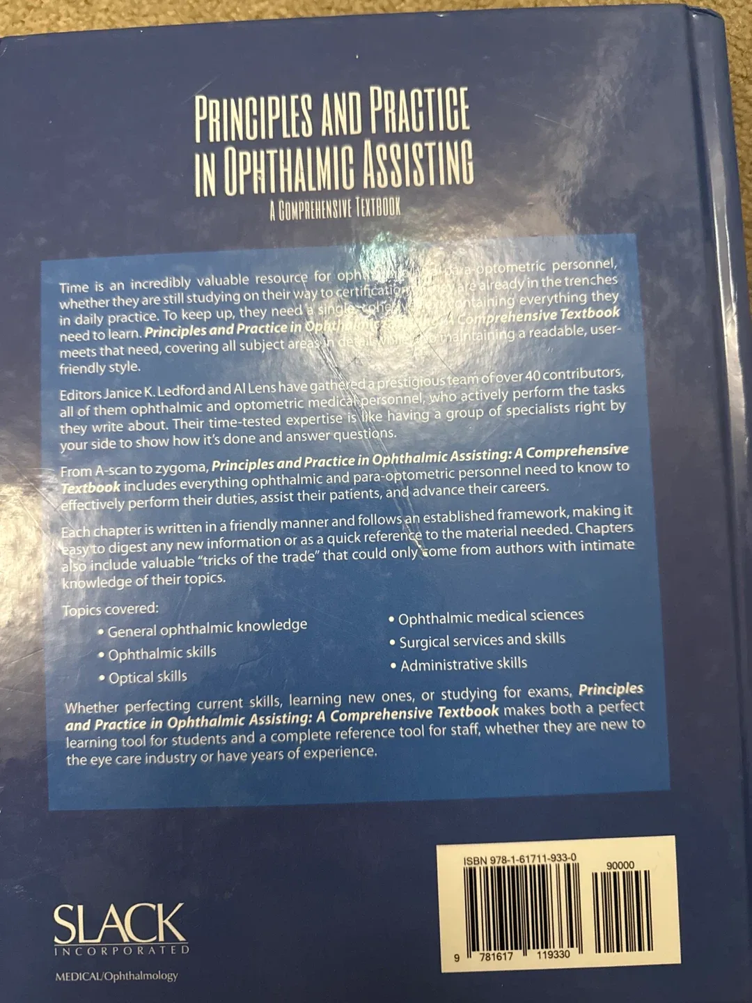 Principles and Practice in Ophthalmic Assisting Textbook image indicator(2)