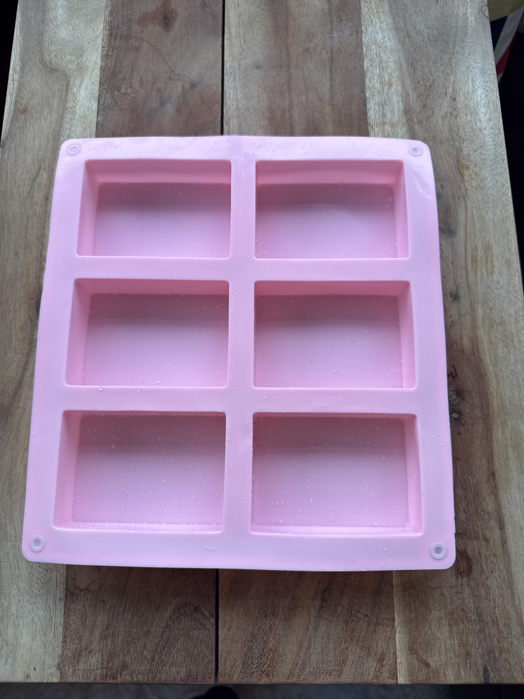Pink Silicone Soap Mold