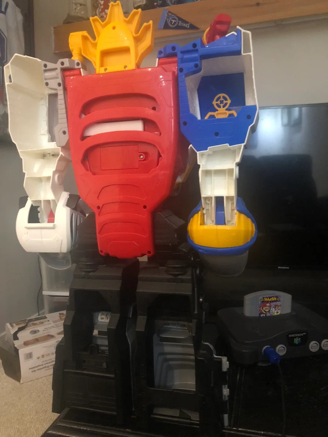 Power Rangers Wild Force Megazord Lion Robot Toy image indicator(3)