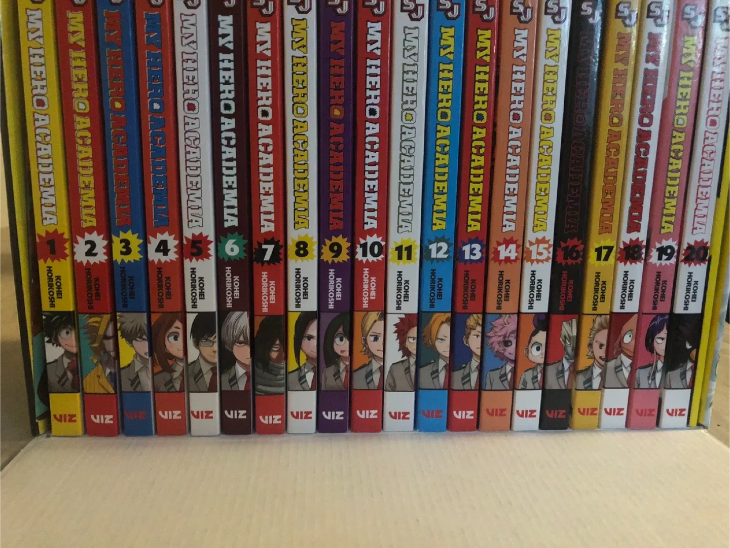 My Hero Academia Manga Volumes 1-20 image indicator(2)