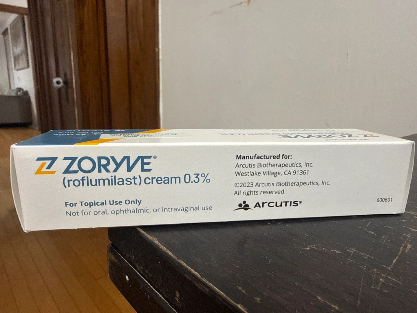 Zoryve (roflumilast) cream 0.3% - photo 2