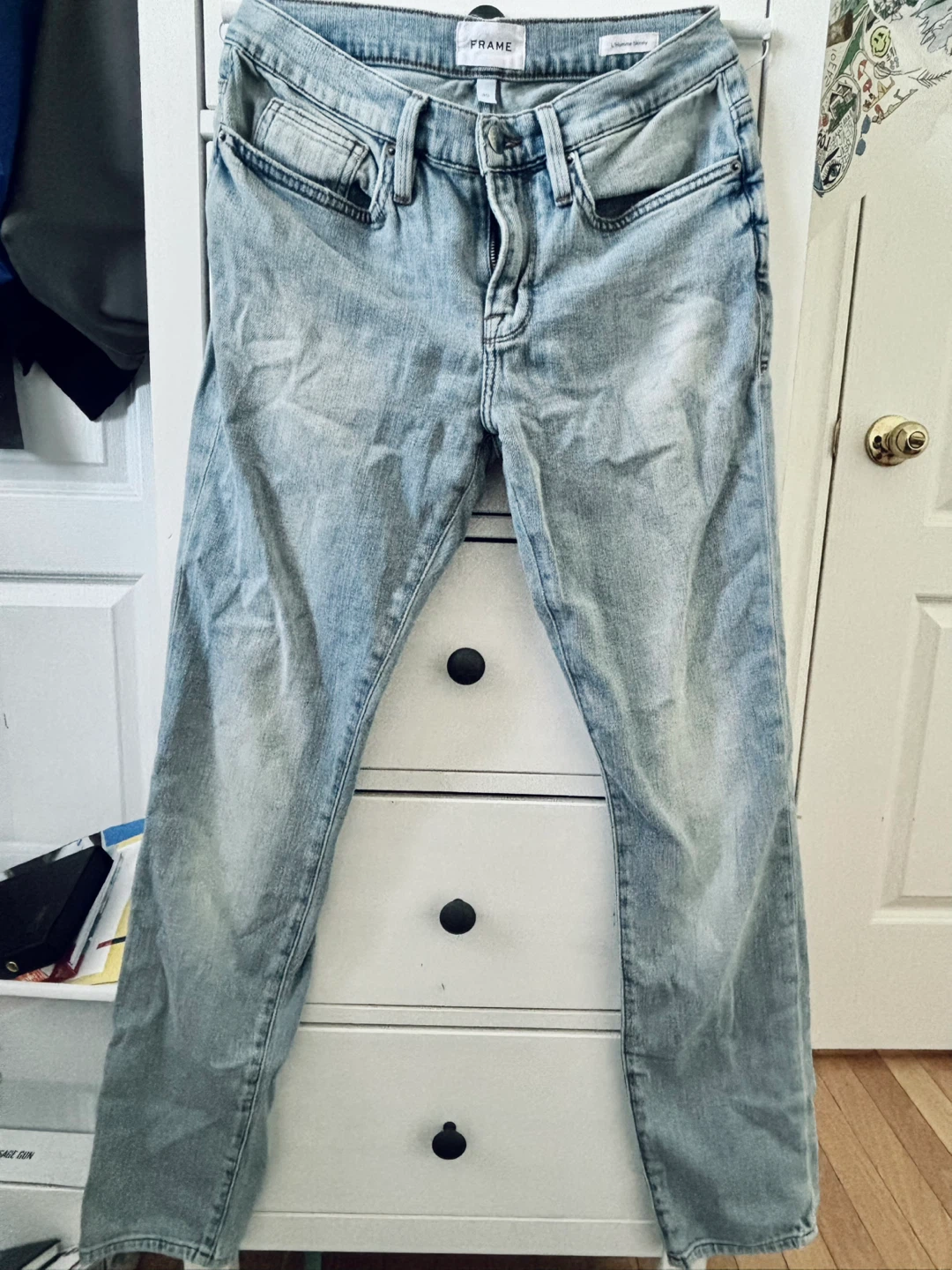 FRAME L'Homme Skinny Jeans - Size 30