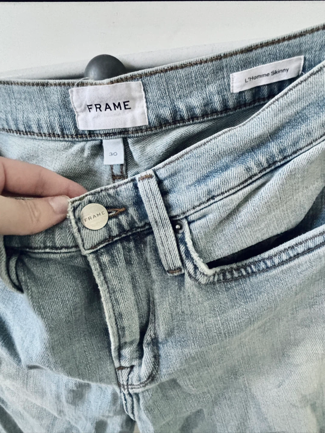 FRAME L'Homme Skinny Jeans - Size 30 - photo 2