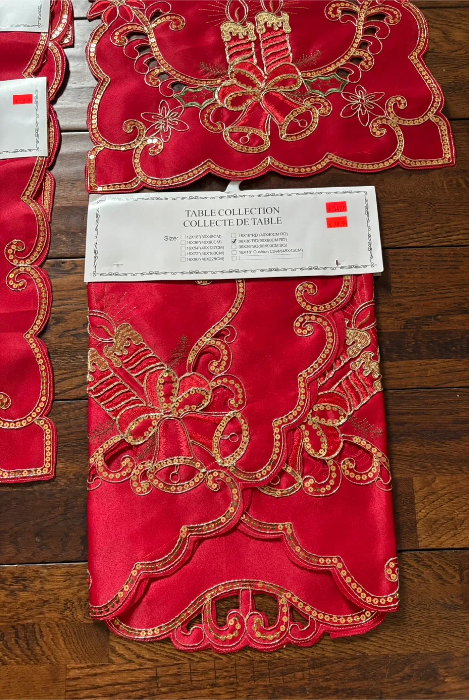 Red & white/Gold Christmas Collection - Assorted Sizes image indicator(3)