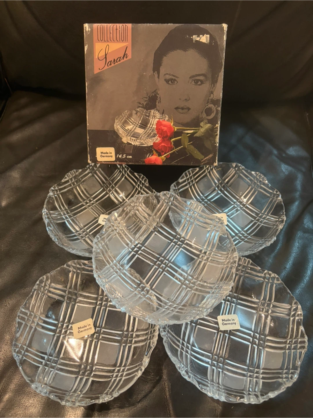Collection Sarah Crystal Dessert Bowls - Set of 5