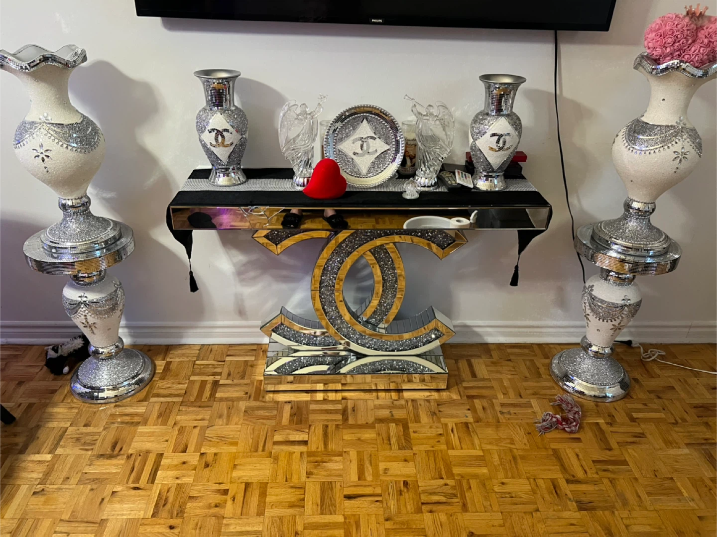 Decorative Vase & Console Table Set - photo 2
