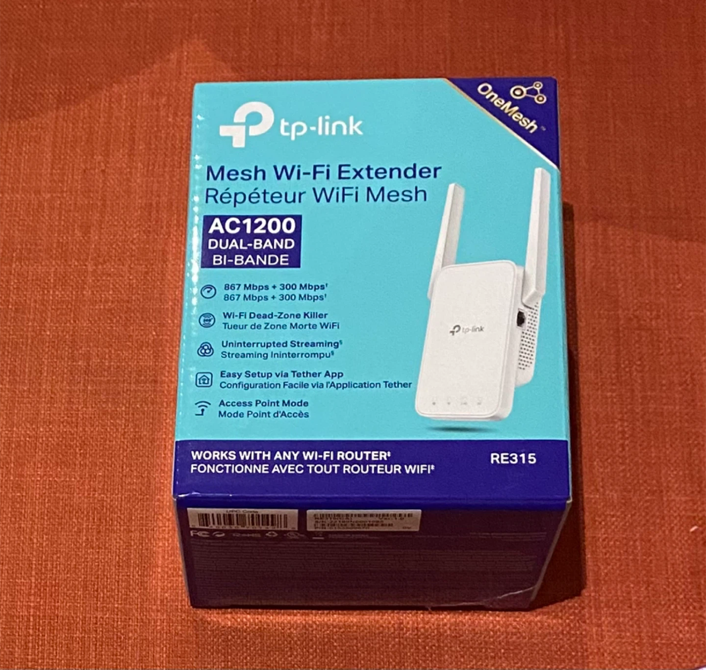 TP-Link RE315 AC1200 WiFi Range Extender - New - photo 2