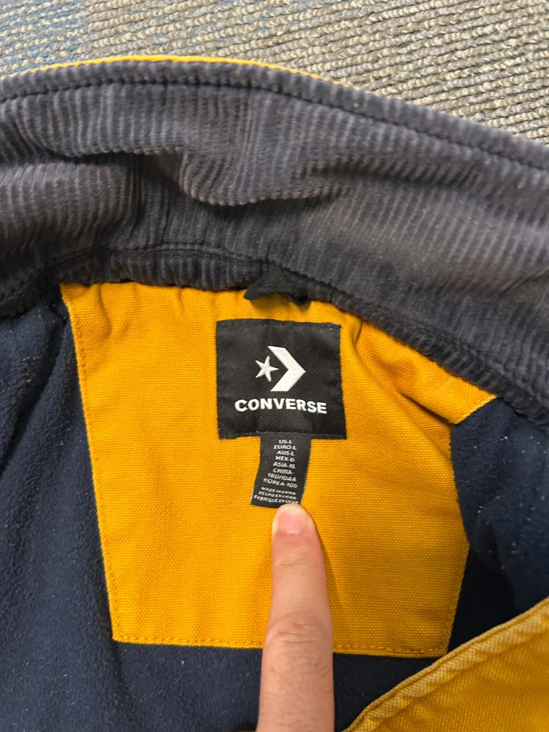 Converse Yellow Jacket similar to Carhartt Detroit image indicator(5)