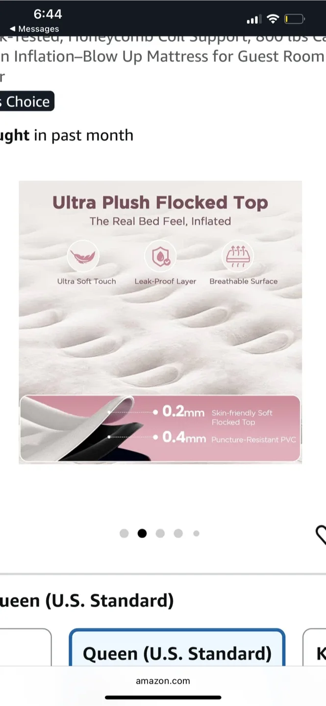 CHERIMOR Queen Size Air Mattress image indicator(2)