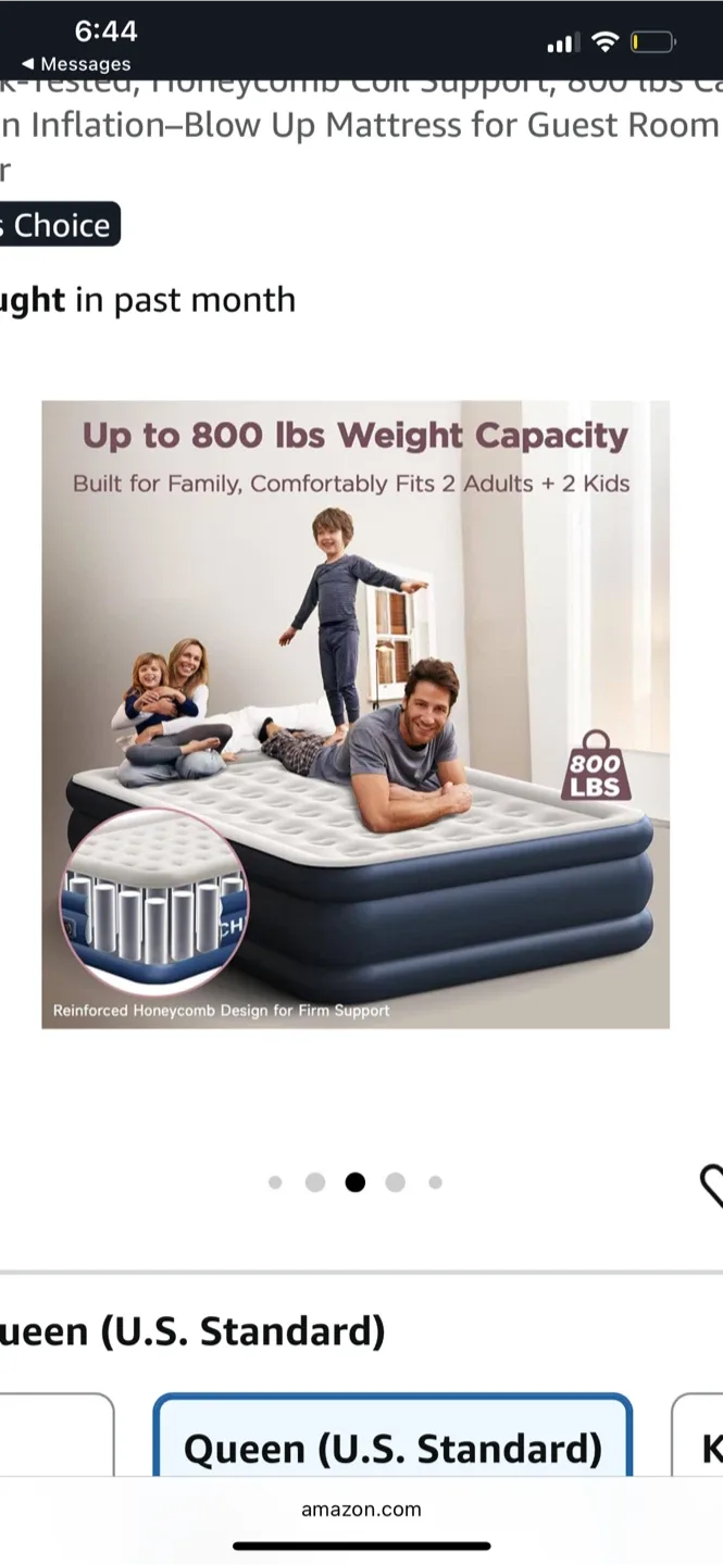 CHERIMOR Queen Size Air Mattress image indicator(4)