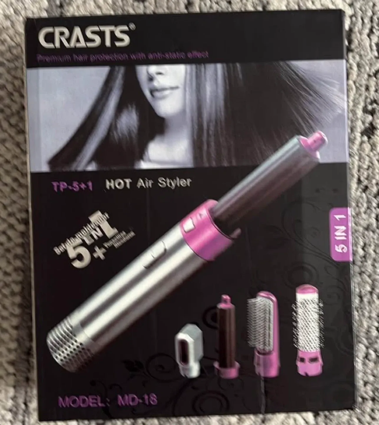 CRASTS TP-5+1 Hot Air Styler - Model MD-18 image indicator(2)
