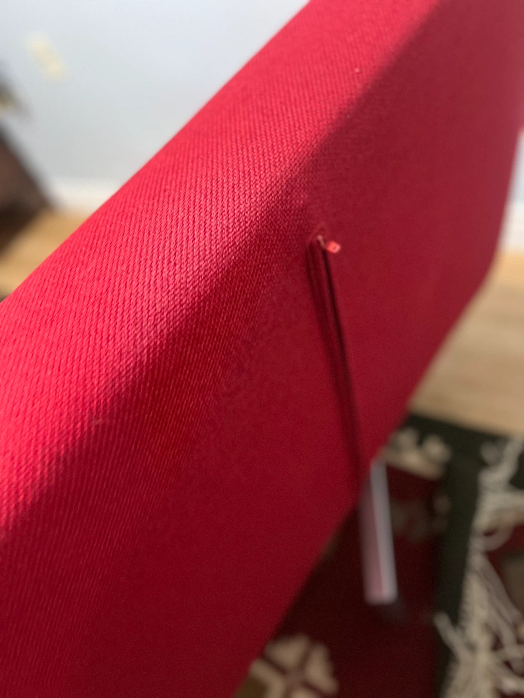 Cherry Red Convertible Chair-to-bed - photo 2