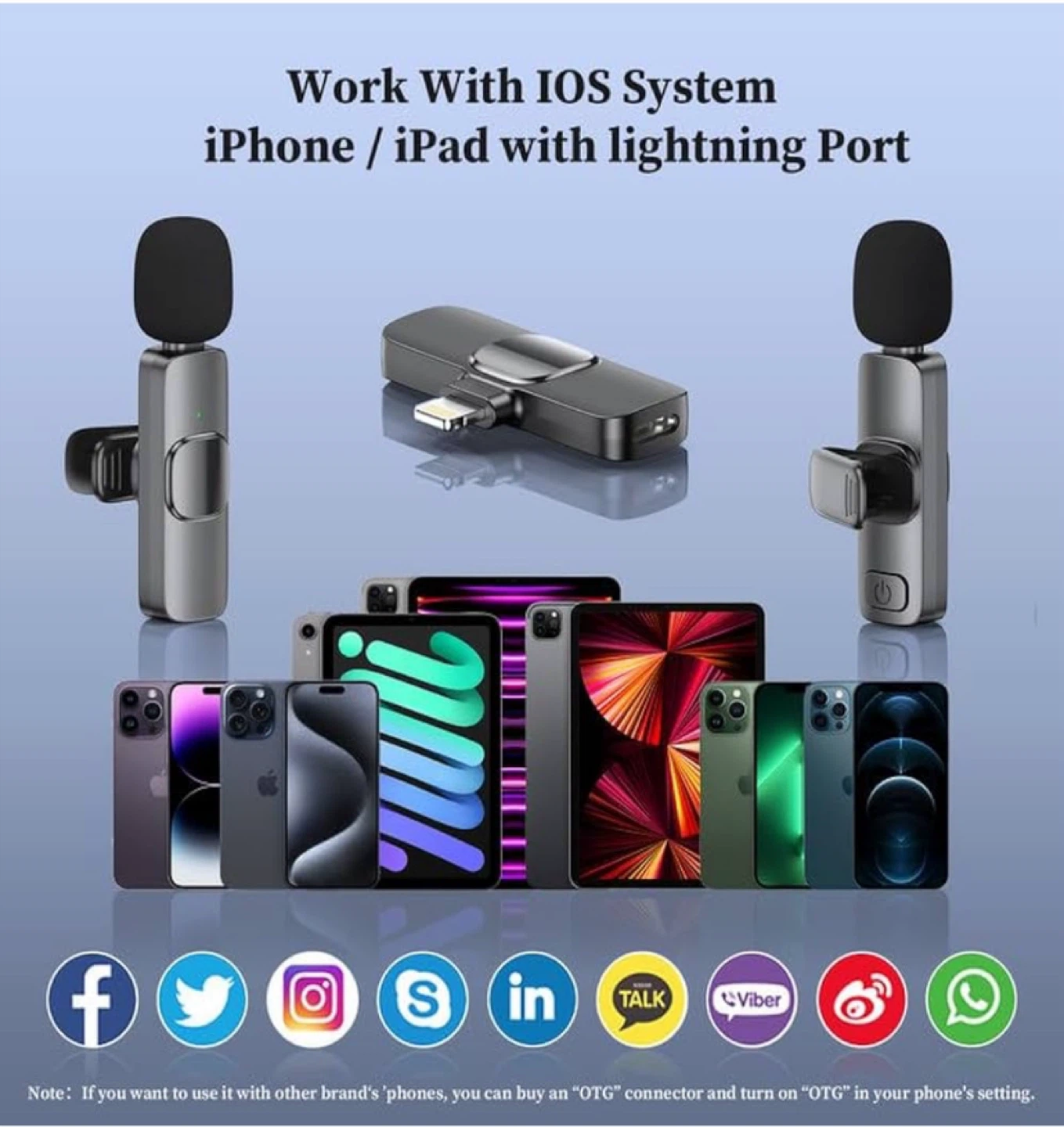 Wireless Mini Microphone for iPhone/iPad - photo 2