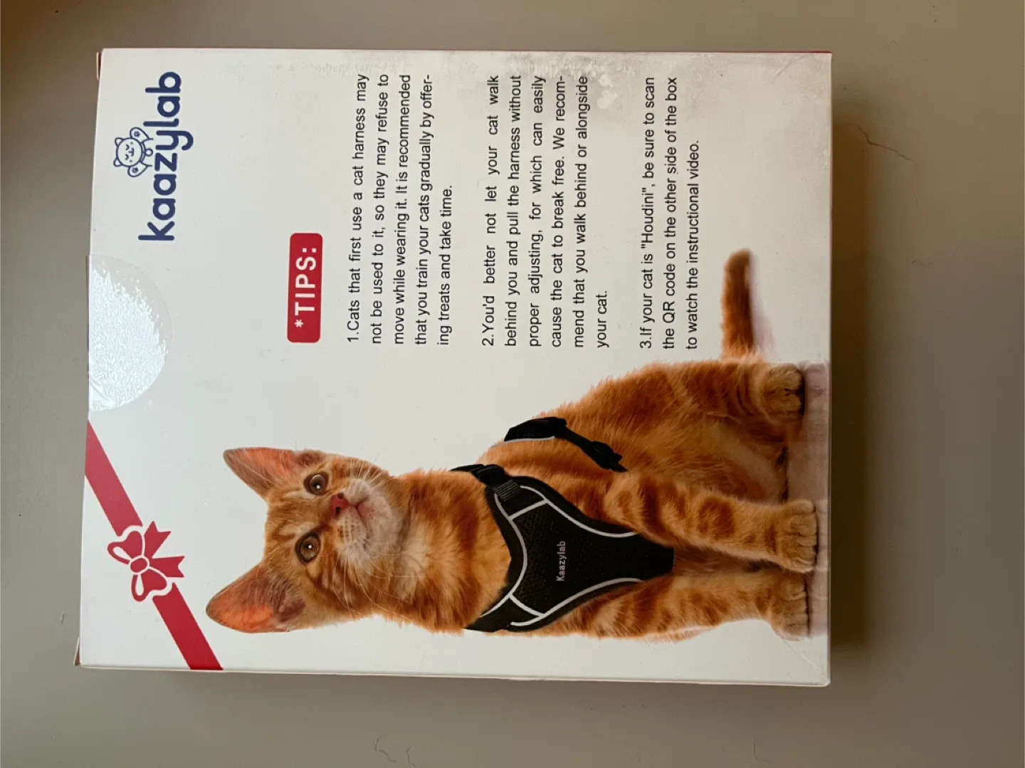 Kaazylab Cat Harness - Adjustable, Escape Proof thumbnail