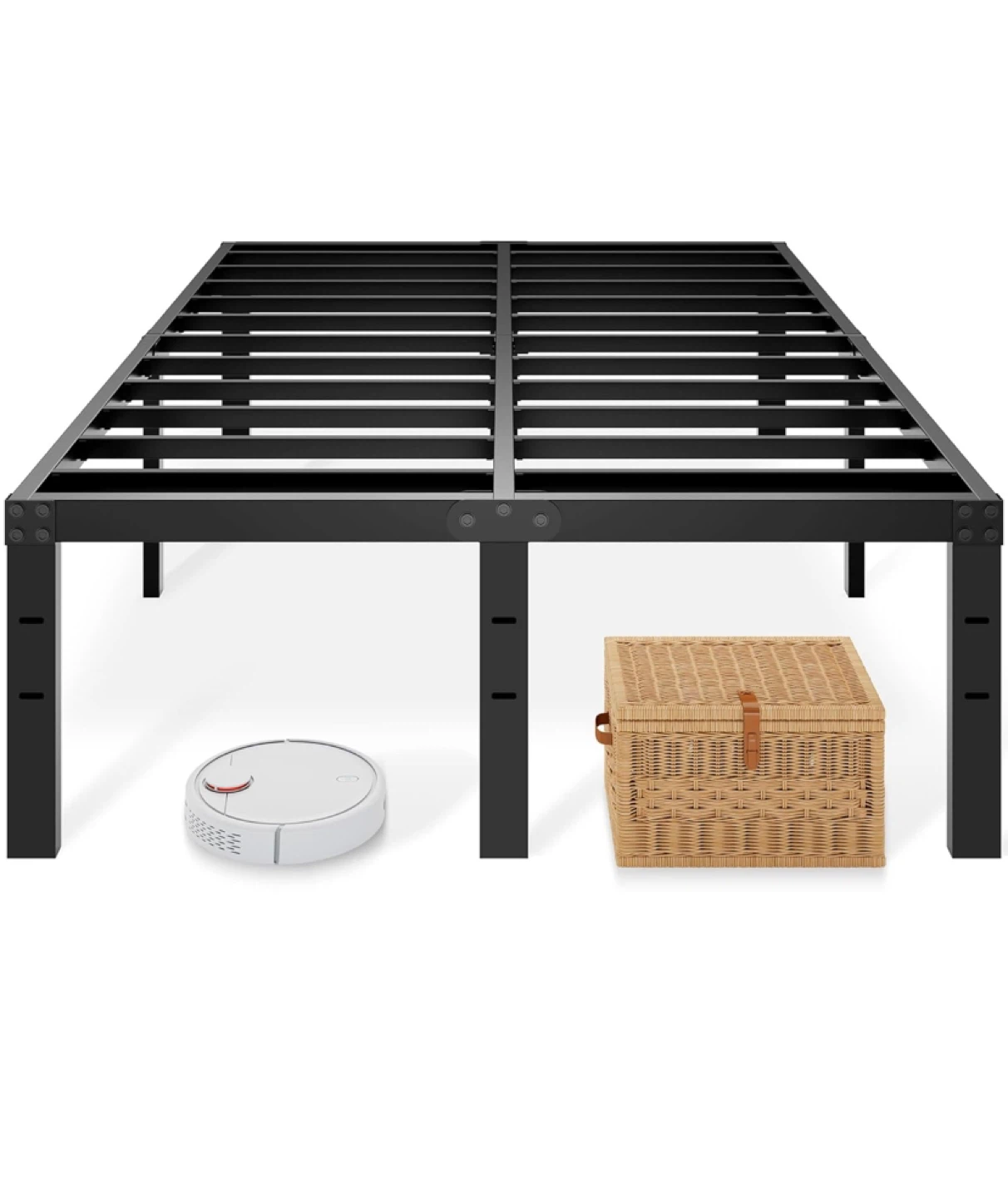 Queen Size Metal Bed Frame - Sturdy & Quiet