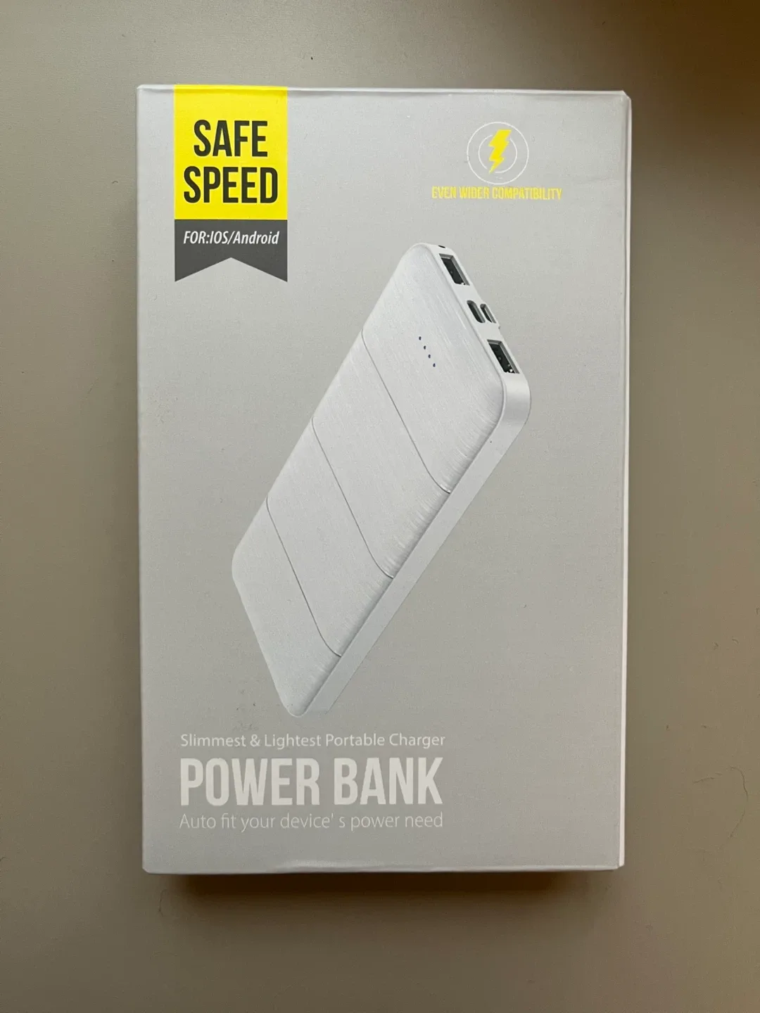 Safe Speed Power Bank - Slim & Light Charger thumbnail