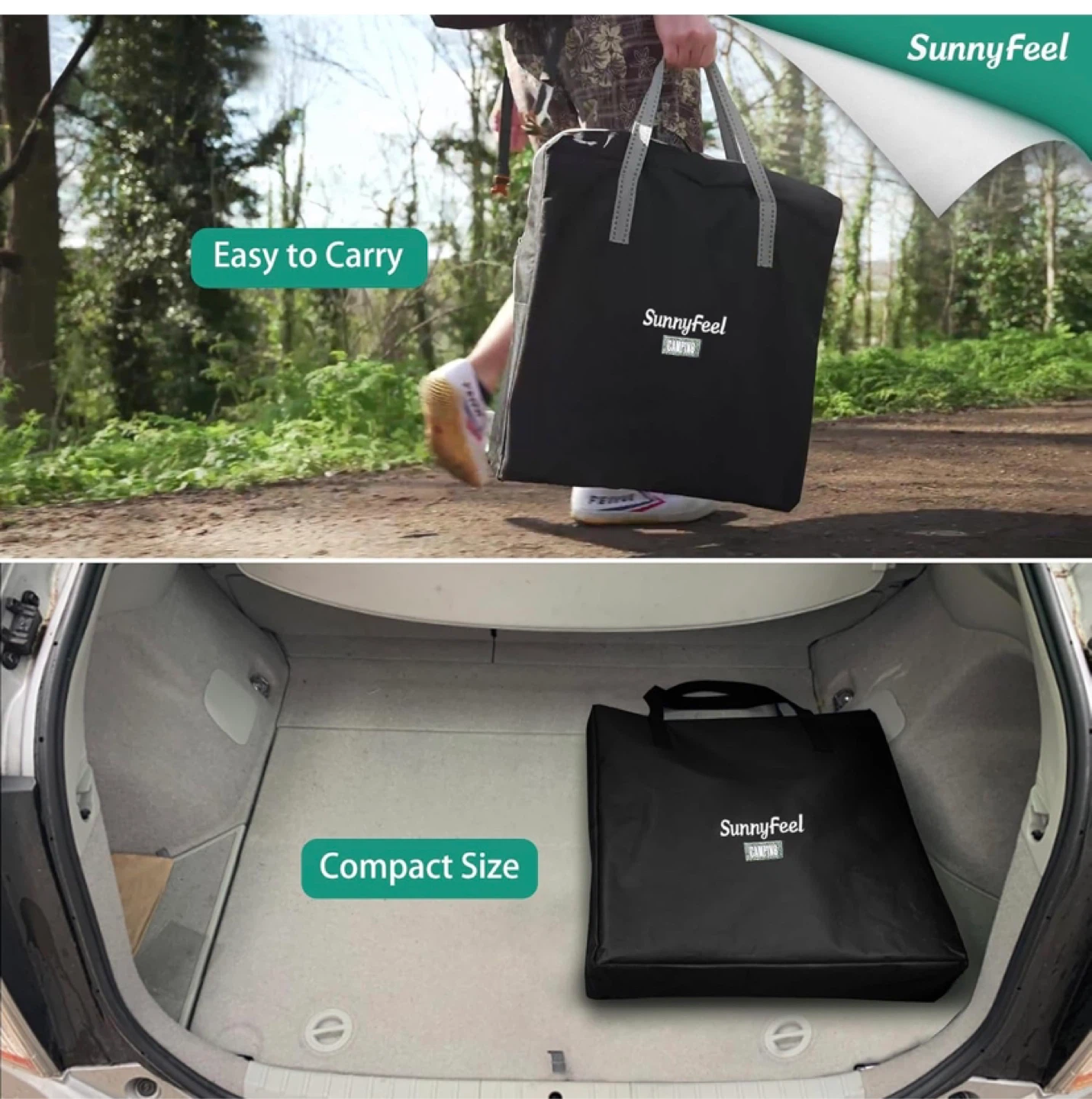 SunnyFeel Camping Chair with Side Table & Carry Bag - photo 3