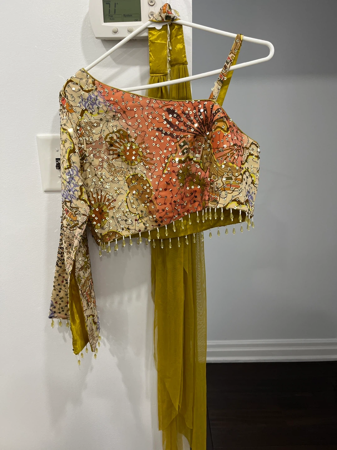 Olive Green Indian Outfit - photo 2