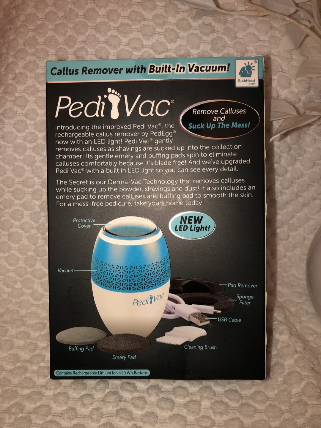 Pedi Vac Callus Remover - Like New! image indicator(2)