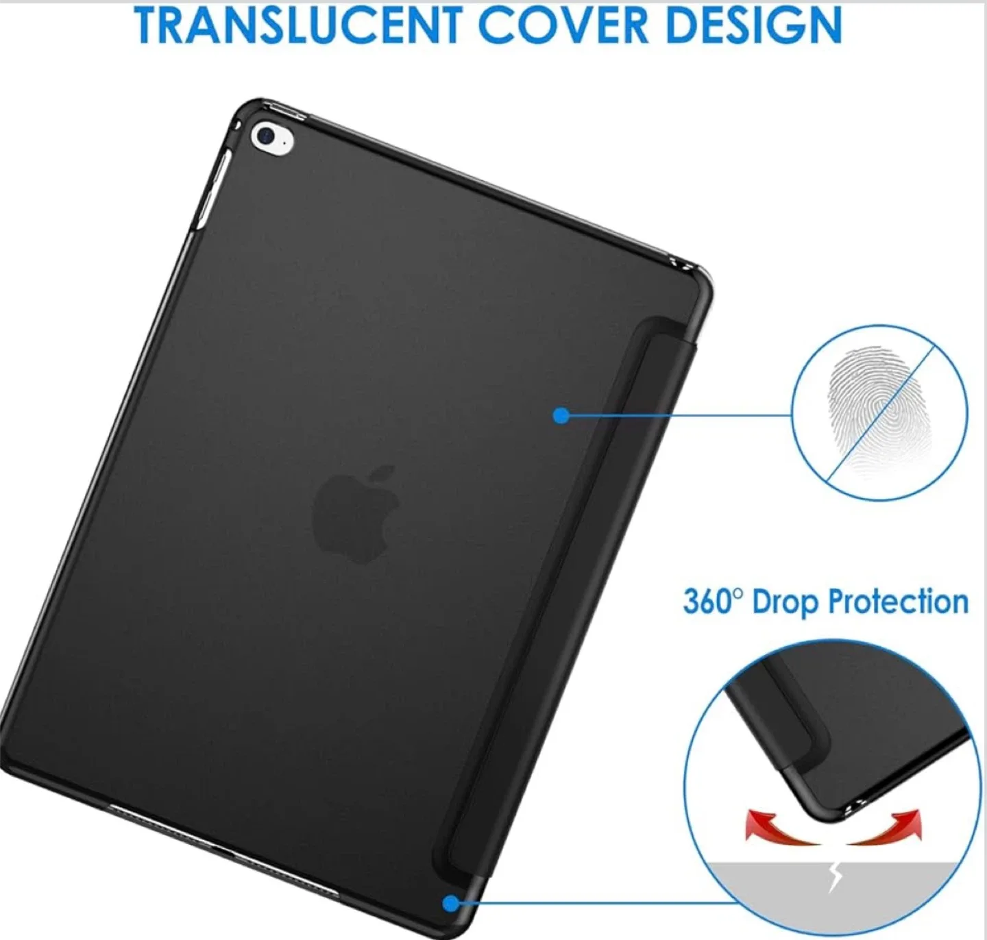 Apple iPad Air 2 Black Case 9.7 inch image indicator(4)