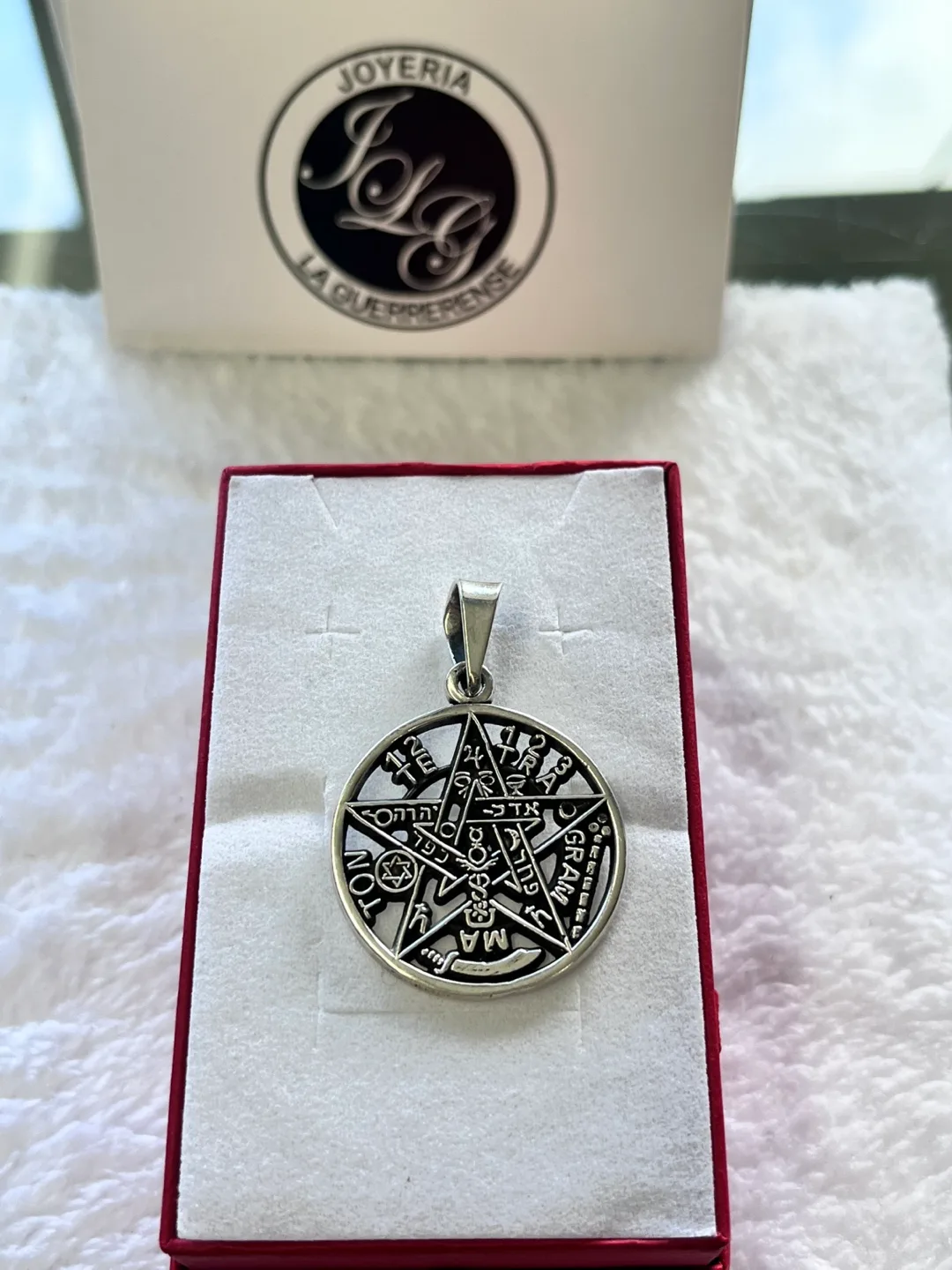 Silver 9.25 Taxco Pentagram Pendant image indicator(3)