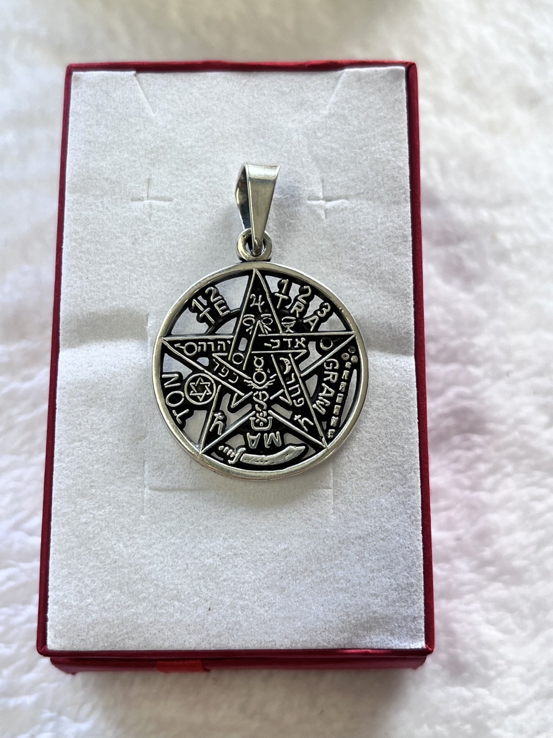 Silver 9.25 Taxco Pentagram Pendant