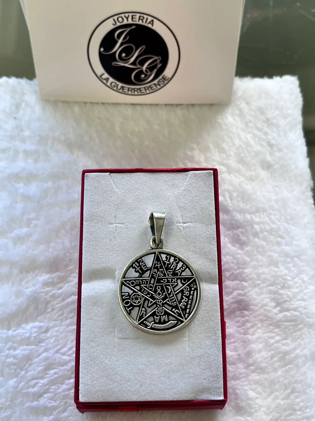 Silver 9.25 Taxco Pentagram Pendant image indicator(2)